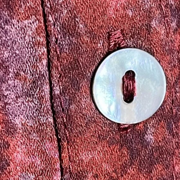 LOGO Lori Goldstein Top Tunic Blouse S Ruffle Peplum Button Long Sleeve - Picture 5 of 9